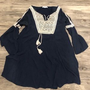 Blue boho dress (from Ellie Clothing)